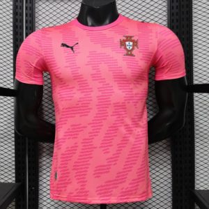Player Version 2026 Portugal Third Pink Special Edition Jersey - Front