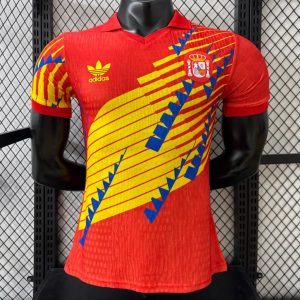 New arrivals Player Version 2026 Spain 1993 Adidas Remake Home Jersey - Front