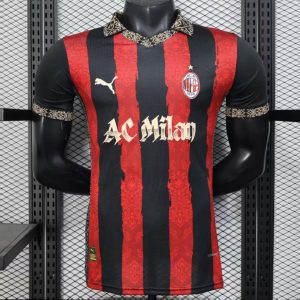 Player Version 25 26 AC Milan Redesigned Home Jersey - Front