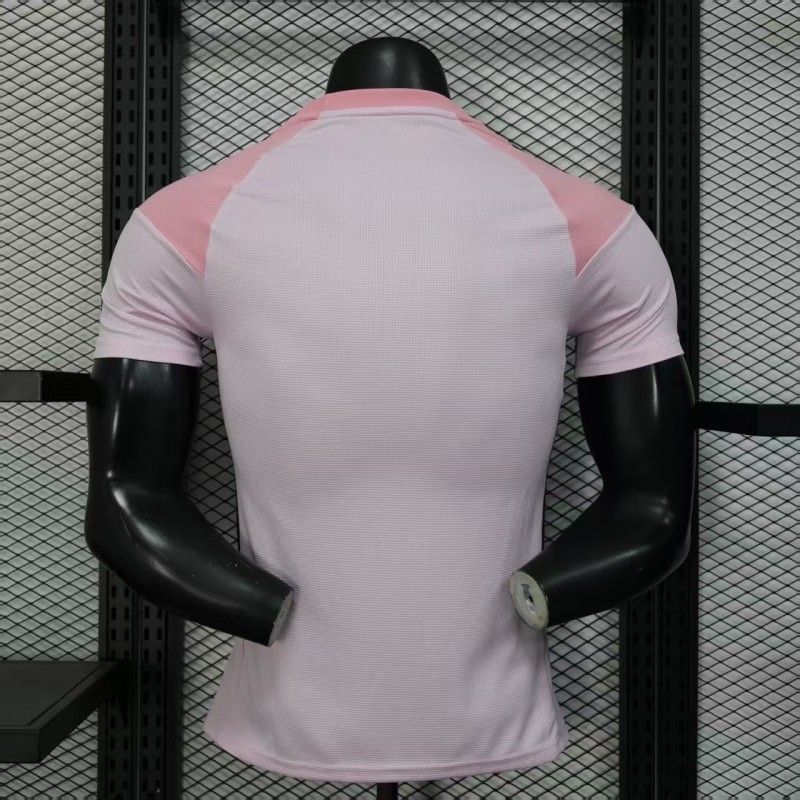 player version 25 26 arsenal pink pre match jersey back Player Version 25 26 Arsenal Pink Pre-Match Jersey - Back
