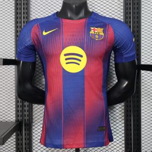Player Version 25 26 Barcelona Home Jersey - Front