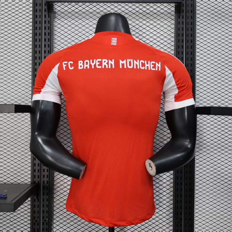 player version 25 26 bayern munich home jersey back Player Version 25 26 Bayern Munich Home Jersey - Back