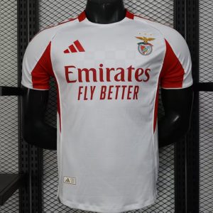Player Version 25 26 Benfica Third WHITE Jersey - Front