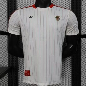 Player Version 25 26 Benfica White Casual Jersey - Front