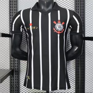 Player Version 25 26 Corinthians Black Stripe Special Edition Jersey - Front