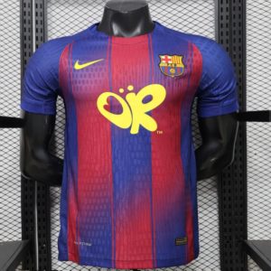 Player Version 25 26 FC Barcelona Royal Blue & Garnet Red Special Edition Jersey - Front