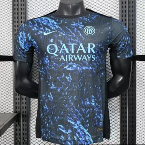 Player Version 25 26 Inter Milan Blue with Camouflage Pattern Jersey - Front