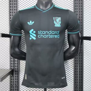 Player Version 25 26 Liverpool Black Jersey-2 - Front