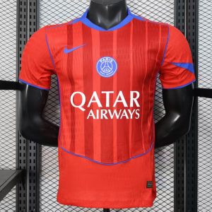 Player Version 25 26 PSG Third Red Jersey - Front
