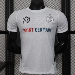 Player Version 25 26 PSG x XO WHITE Pre-Match Jersey - Front