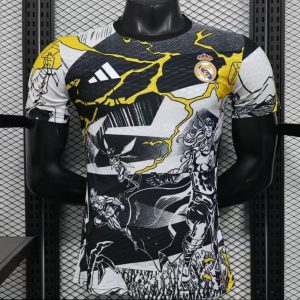 Player Version 25 26 Real Madrid Avengers White Pre-Match Jersey - Front