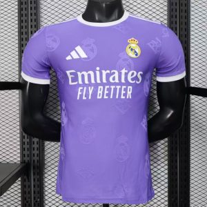 Player Version 25 26 Real Madrid Purple Special Jersey - Front