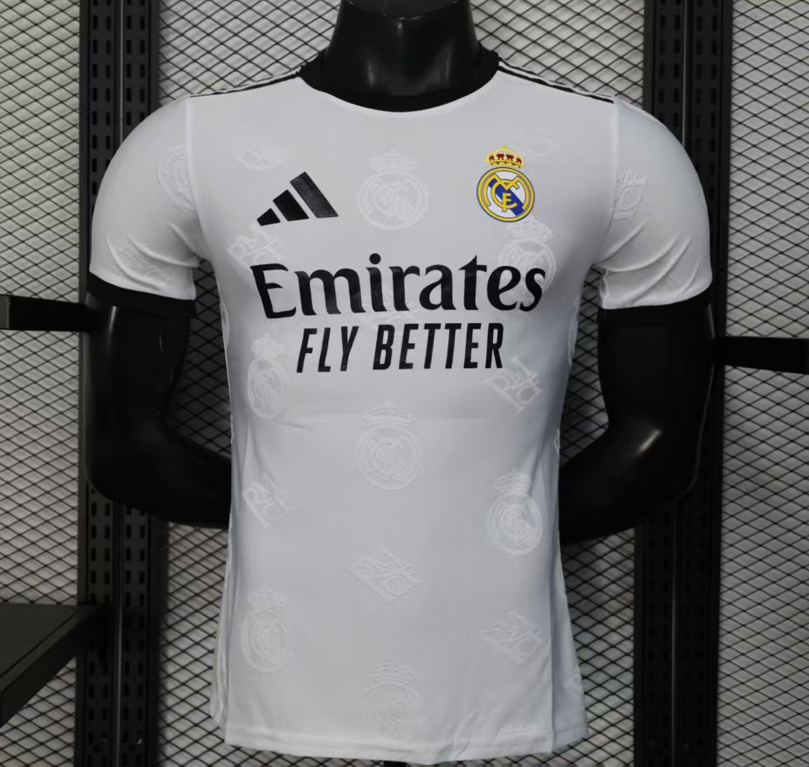 player version 25 26 real madrid white special jersey front Player Version 25 26 Real Madrid White Special Jersey - Front