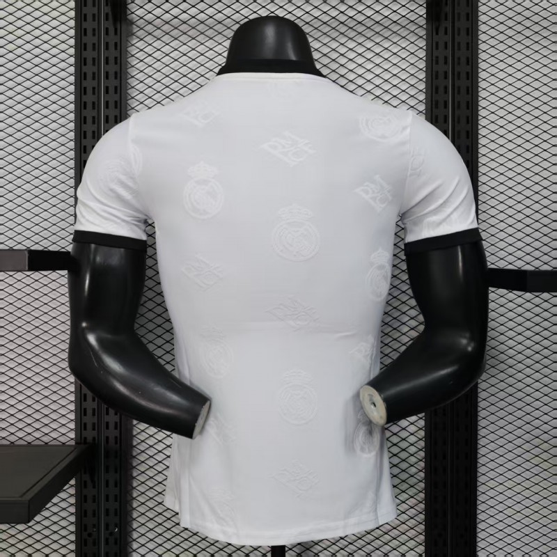 player version 25 26 real madrid white special jersey back Player Version 25 26 Real Madrid White Special Jersey - Back