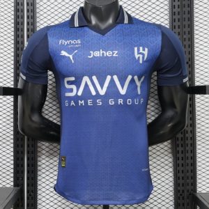 Player Version 26 27 Al-Hilal Home Blue Jersey - Front