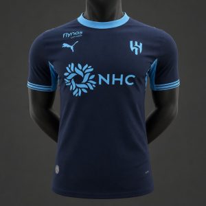 Player Version 26 27 Al-Hilal Home Navy Blue Jersey - Front