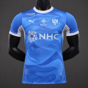 New arrivals Player Version 26 27 Al-Hilal SFC Away Blue Jersey - Front
