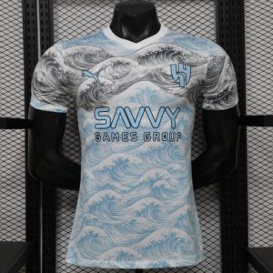 Player Version 26 27 Al-Hilal SFC White & Blue Special Edition Away Jersey - Front
