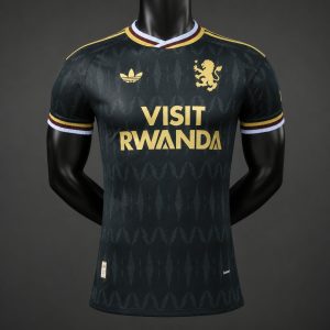 Player Version 26 27 Aston Villa FC Away Black Jersey - Front