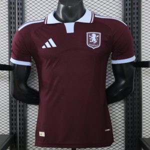 New arrivals Player Version 26 27 Aston Villa Home Jersey - Front
