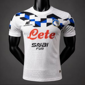 Player Version 26 27 Atalanta Away White Jersey - Front