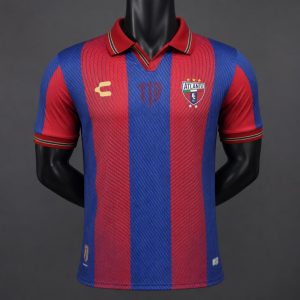 Player Version 26 27 Atlante Home Red Blue Jersey - Front