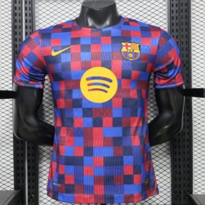 New arrivals Player Version 26 27 Barcelona Pre-Match Top Jersey - Front