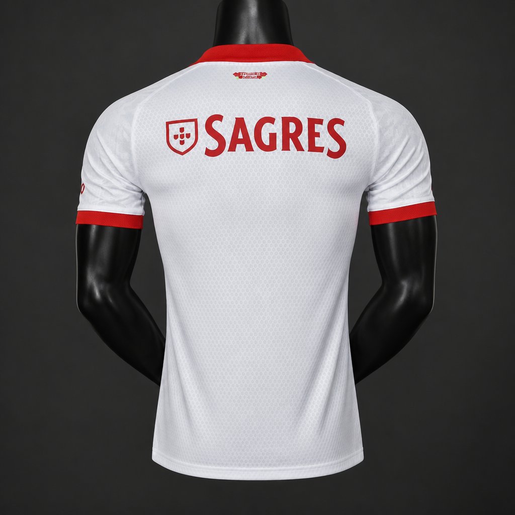 player version 26 27 benfica away jersey back Player Version 26 27 Benfica Away Jersey - Back