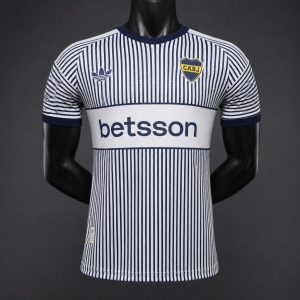 Player Version 26 27 Boca Juniors Away Stripes Jersey - Front