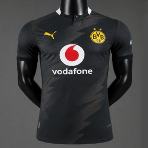 Player Version 26 27 Borussia Dortmund Away Black Jersey - Front