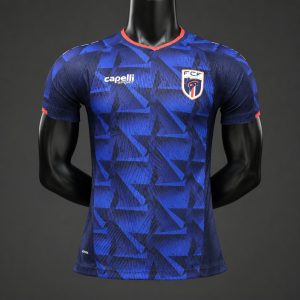 Player Version 26 27 Cape Verde Away Blue Jersey - Front