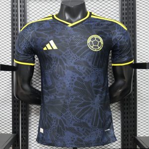 Player Version 26 27 Colombia Away Navy Blue & Yellow Special Edition Jersey - Front