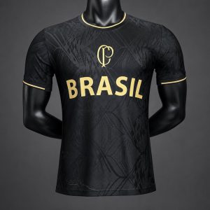 Player Version 26 27 Corinthians Black & Gold Special Edition Jersey - Front
