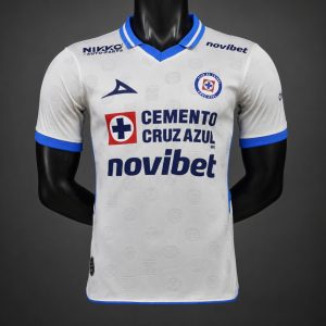 Player Version 26 27 Cruz Azul Away White Jersey - Front