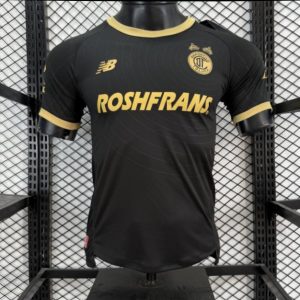 Player Version 26 27 Deportivo Toluca FC New Balance Away Black Gold Jersey - Front