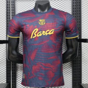 Player Version 26 27 FC Barcelona Navy Blue & Red Special Edition Jersey - Front