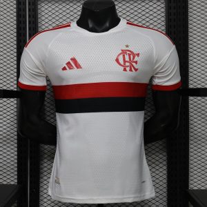 Player Version 26 27 Flamengo Away White Jersey - Front