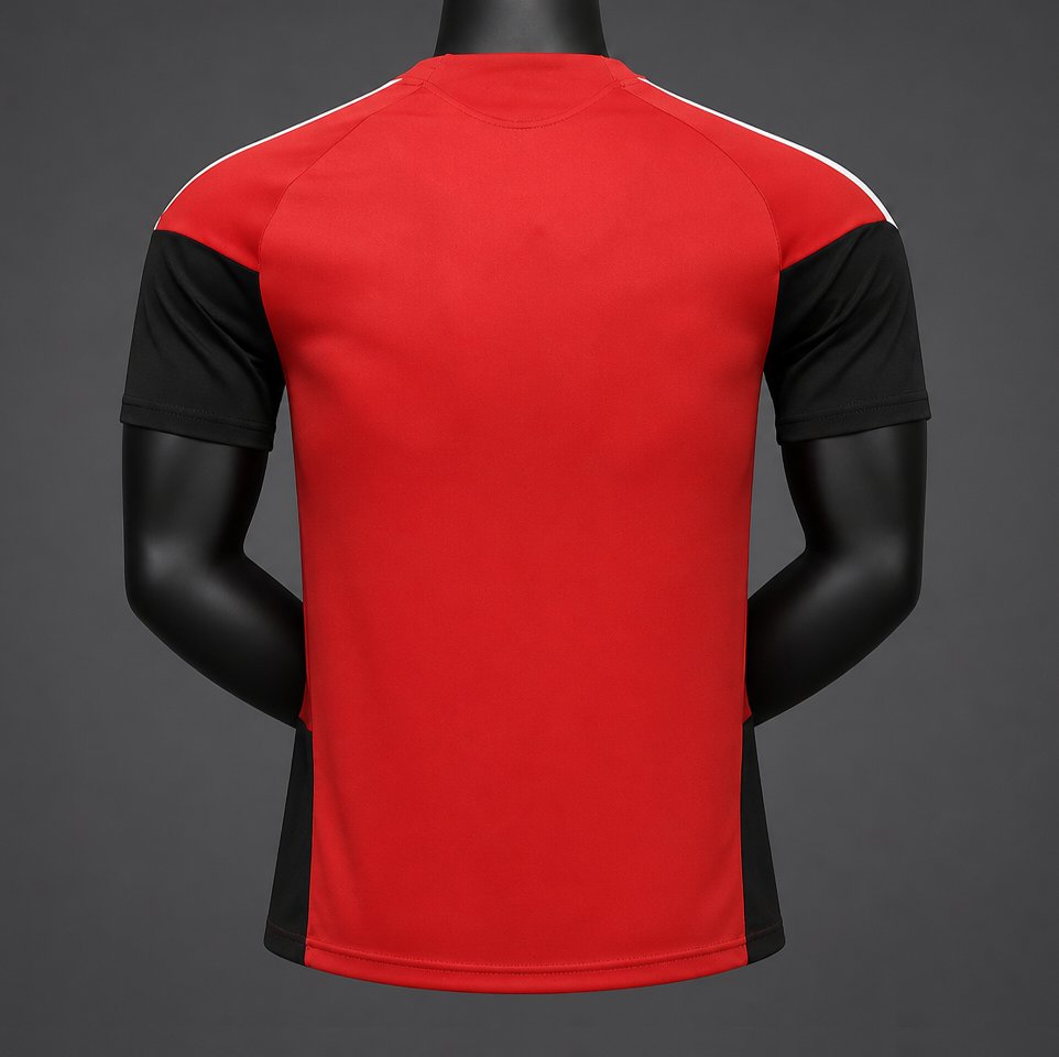 player version 26 27 germany national team home red jersey back Player Version 26 27 Germany National Team Home Red Jersey - Back