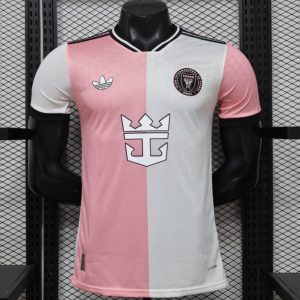 Player Version 26 27 Inter Miami CF Pink & White with Split Panel Home Jersey - Front