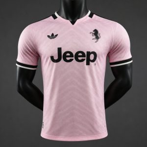 New arrivals Player Version 26 27 Juventus Away Pink Jersey - Front