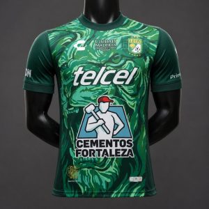 New arrivals Player Version 26 27 Leรณn Home Green Jersey - Front
