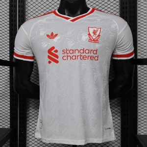 Player Version 26 27 Liverpool White Jersey - Front