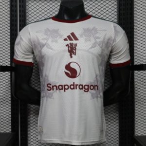 Player Version 26 27 Manchester United Away Grey White Rose Special Edition Jersey - Front
