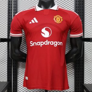 Player Version 26 27 Manchester United Home Jersey - Front