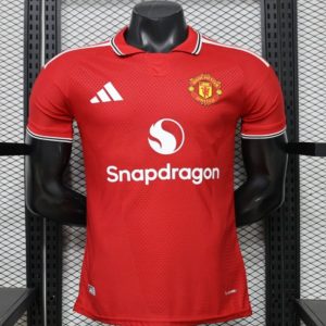 Player Version 26 27 Manchester United Red Home Jersey - Front