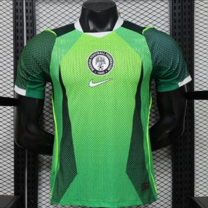 New arrivals Player Version 26 27 Nigeria Volt Green & Dark Green Home Jersey - Front