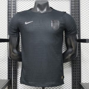 Player Version 26 27 Norway Away Black Tonal Stripe Jersey - Front