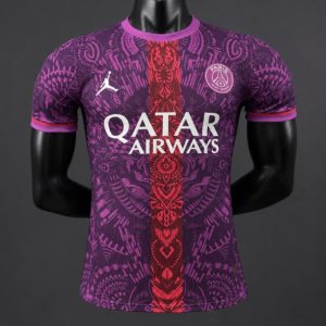 Player Version 26 27 Paris Saint-Germain Purple with Tribal Pattern Special Edition Jersey - Front