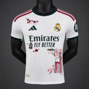 Player Version 26 27 Real Madrid Home Floral Edition Special Jersey - Front