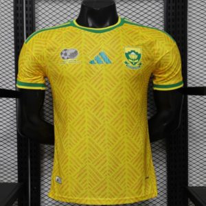 New arrivals Player Version 26 27 South Africa Yellow & Green Home Jersey (Adidas) - Front
